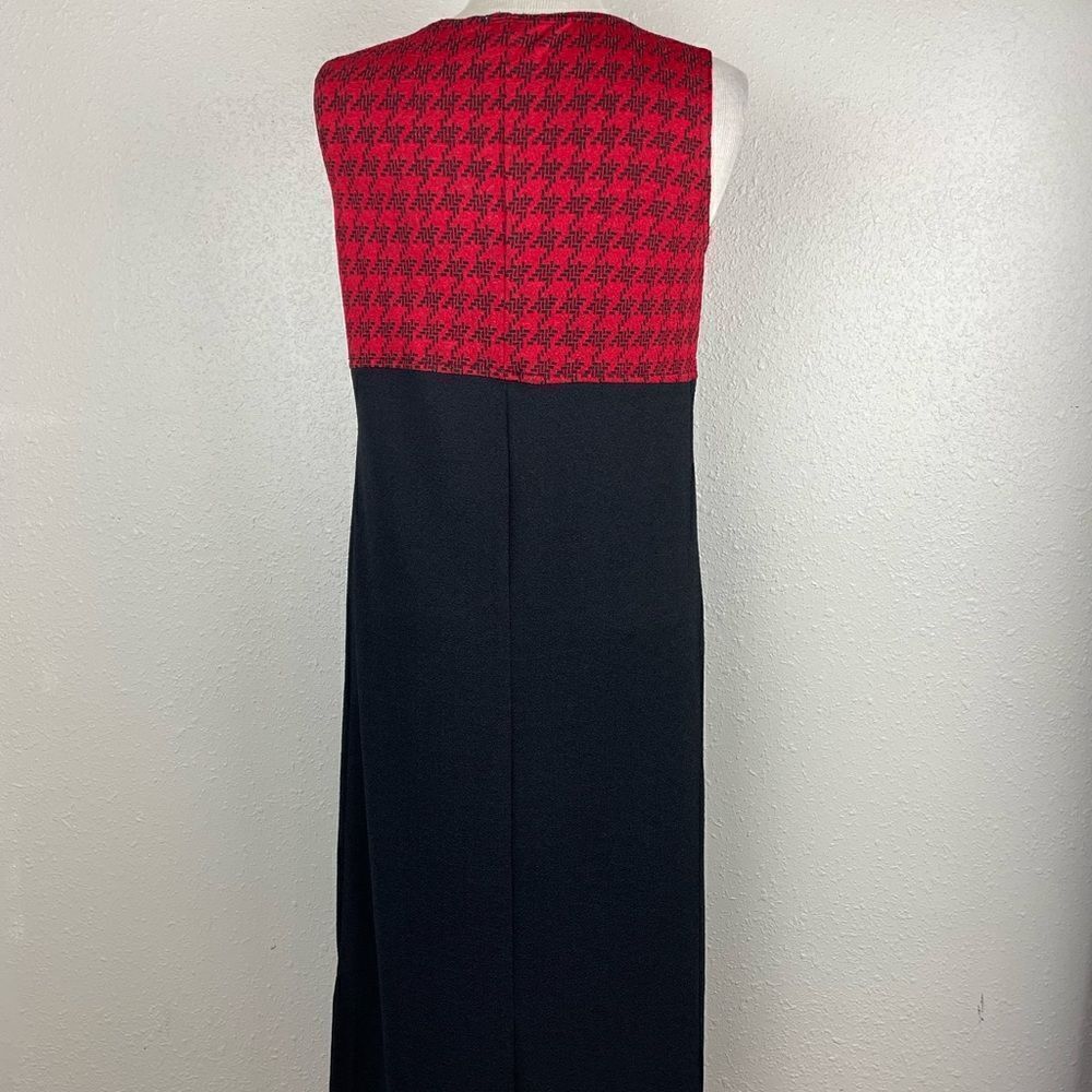 EUC Coldwater Creek Womens Red/Black Maxi Dress and Matching Jacket Size 6P - Picture 8 of 10